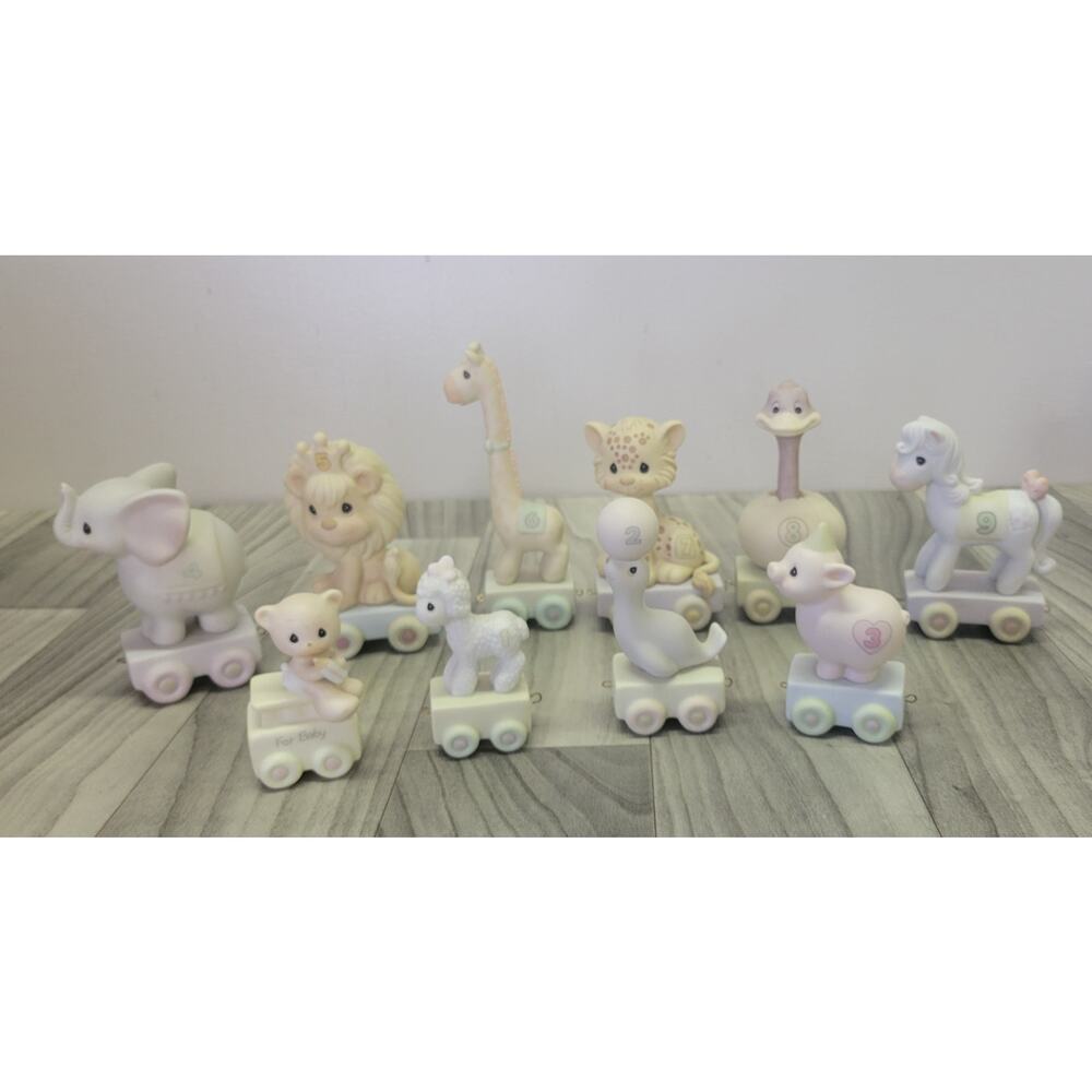 10 Precious Moments Birthday Animal Train